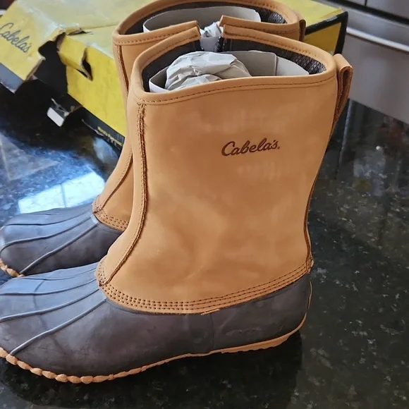 Cabela's Men's Waterproof Uninsulated Zippered Pull-On Boors Size 12 - Picture 5 of 12